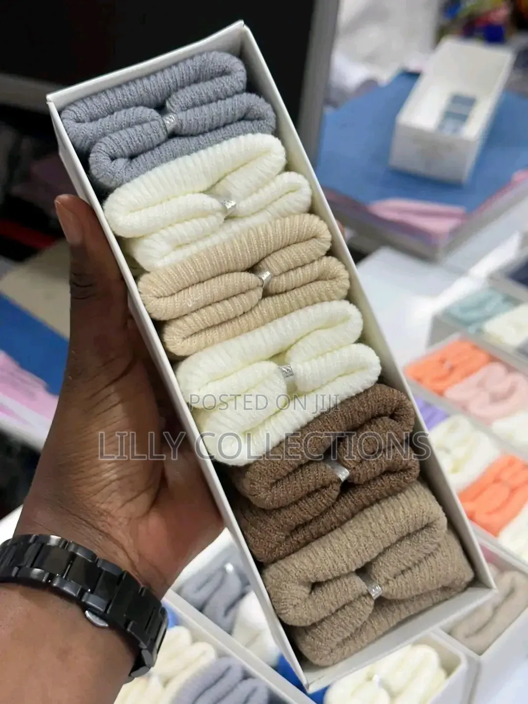 6 Piece Pair of Baby Stockings