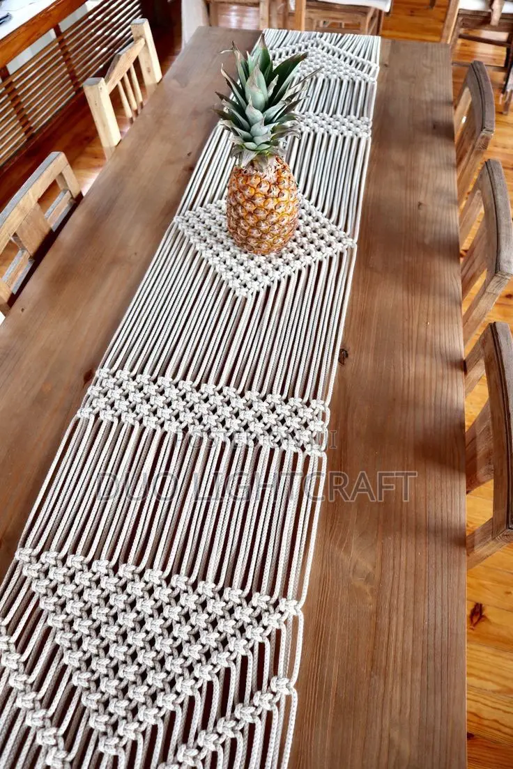 Handcrafted Macrame Table Mats Table Runners
