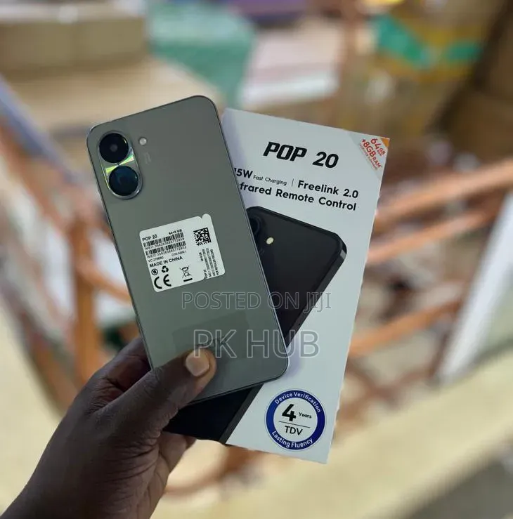 New Tecno Pop 20 64 GB Gray