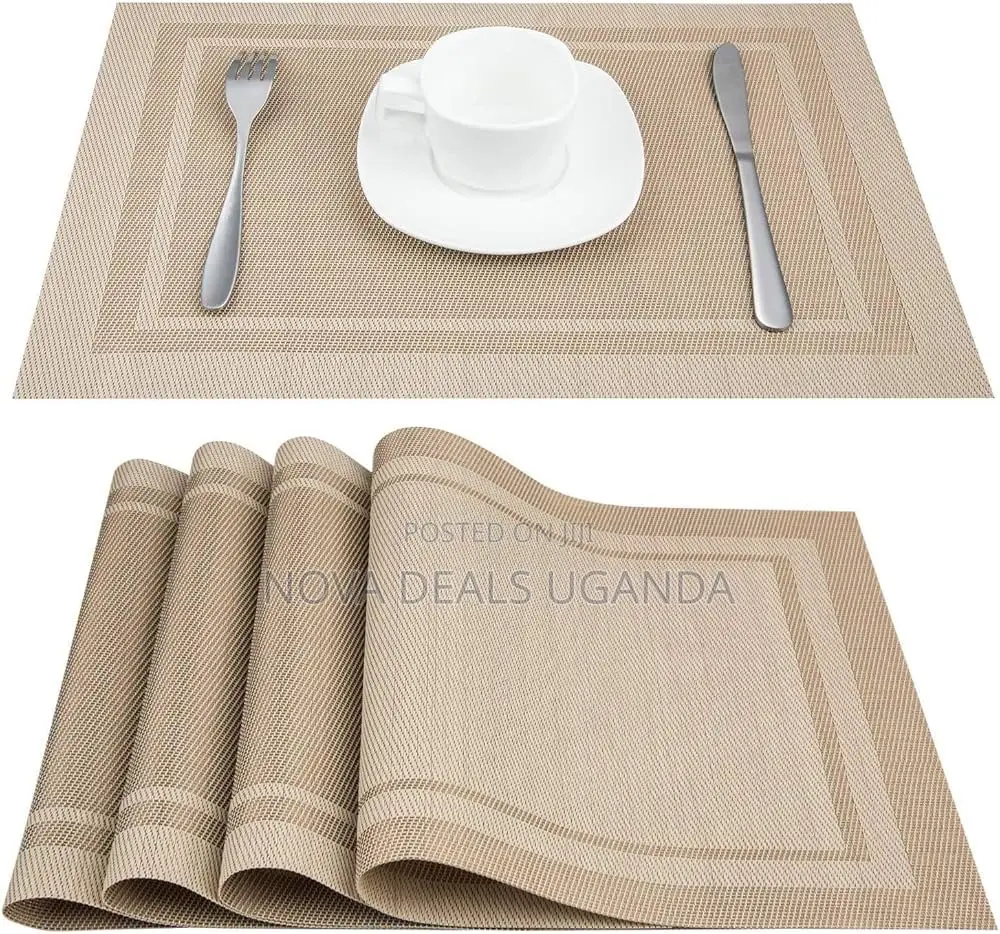 Placemats, 45x30cm(Inch) Set of 6 Insulated Washable Non-Slip Tablemat