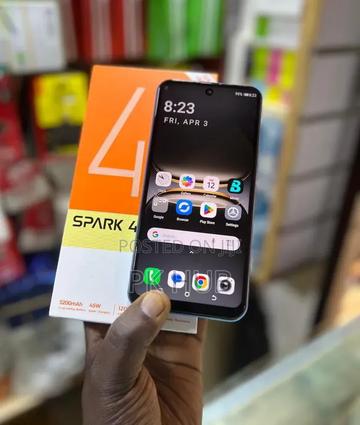 New Tecno Spark 40 128 GB Gray
