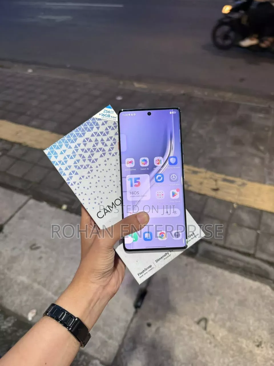 New Tecno Camon 40 Pro 5G 256 GB Black
