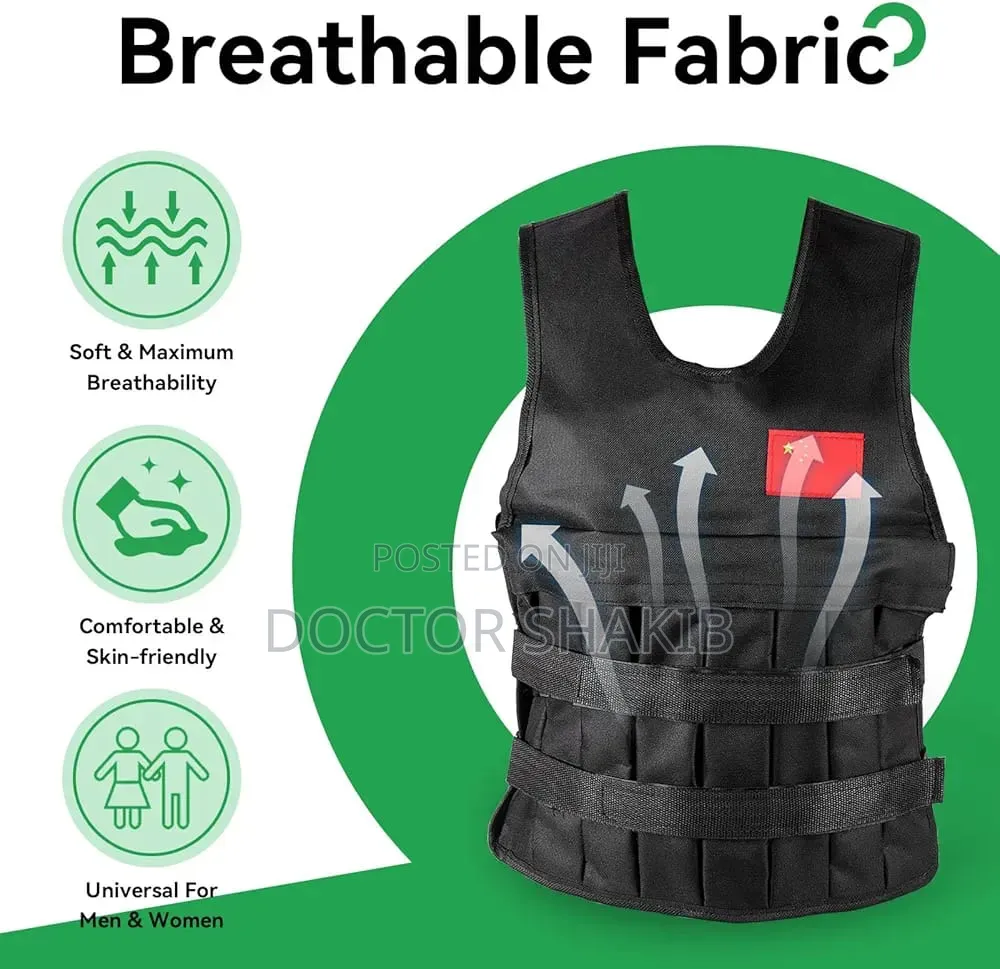 10kg Adjustable Exercise Weighted Vest