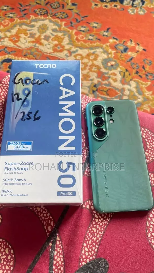 New Tecno Camon 50 Pro 256 GB Green