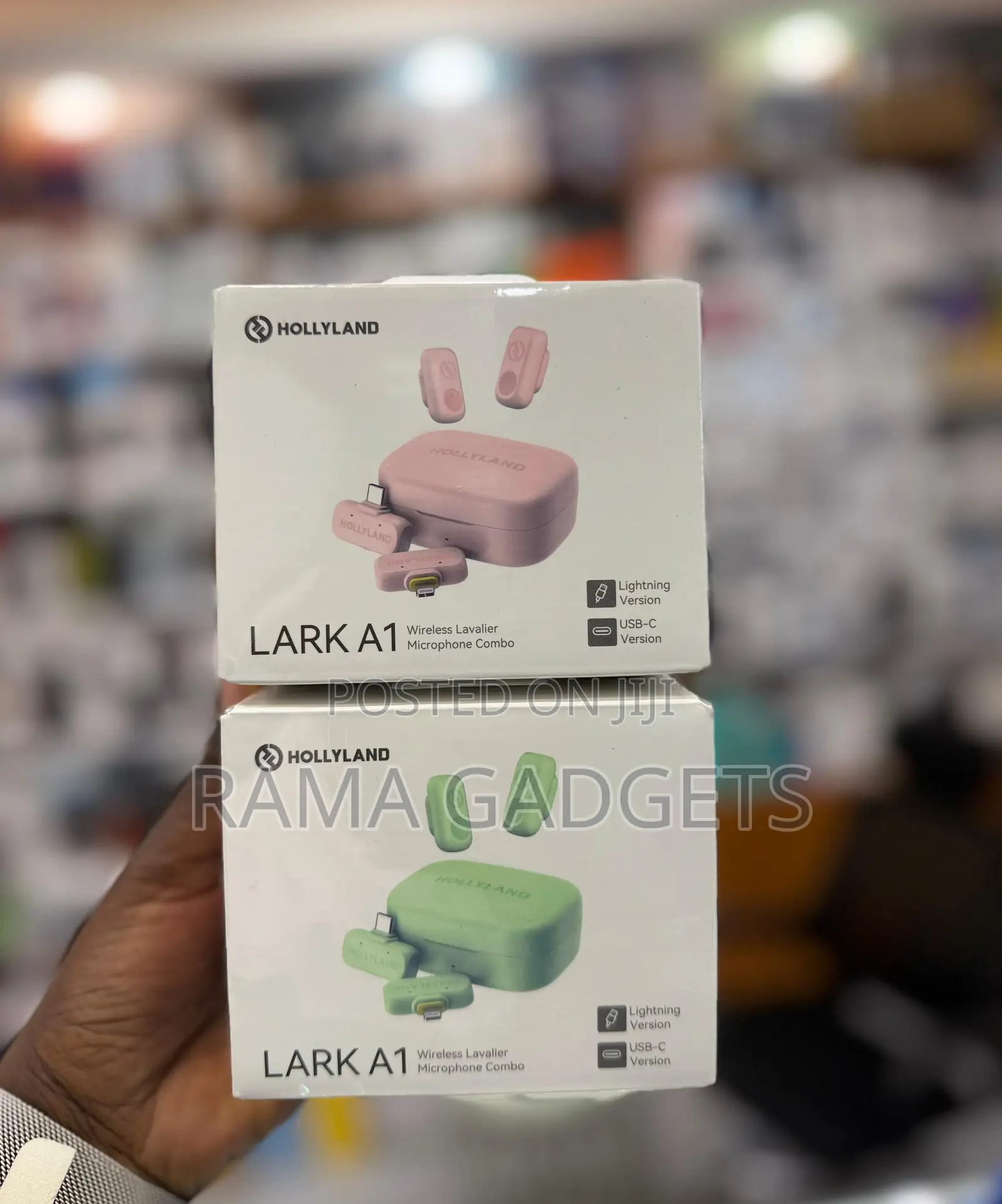 Hollyland Lark A1, a Wireless Lavalier Microphone System.