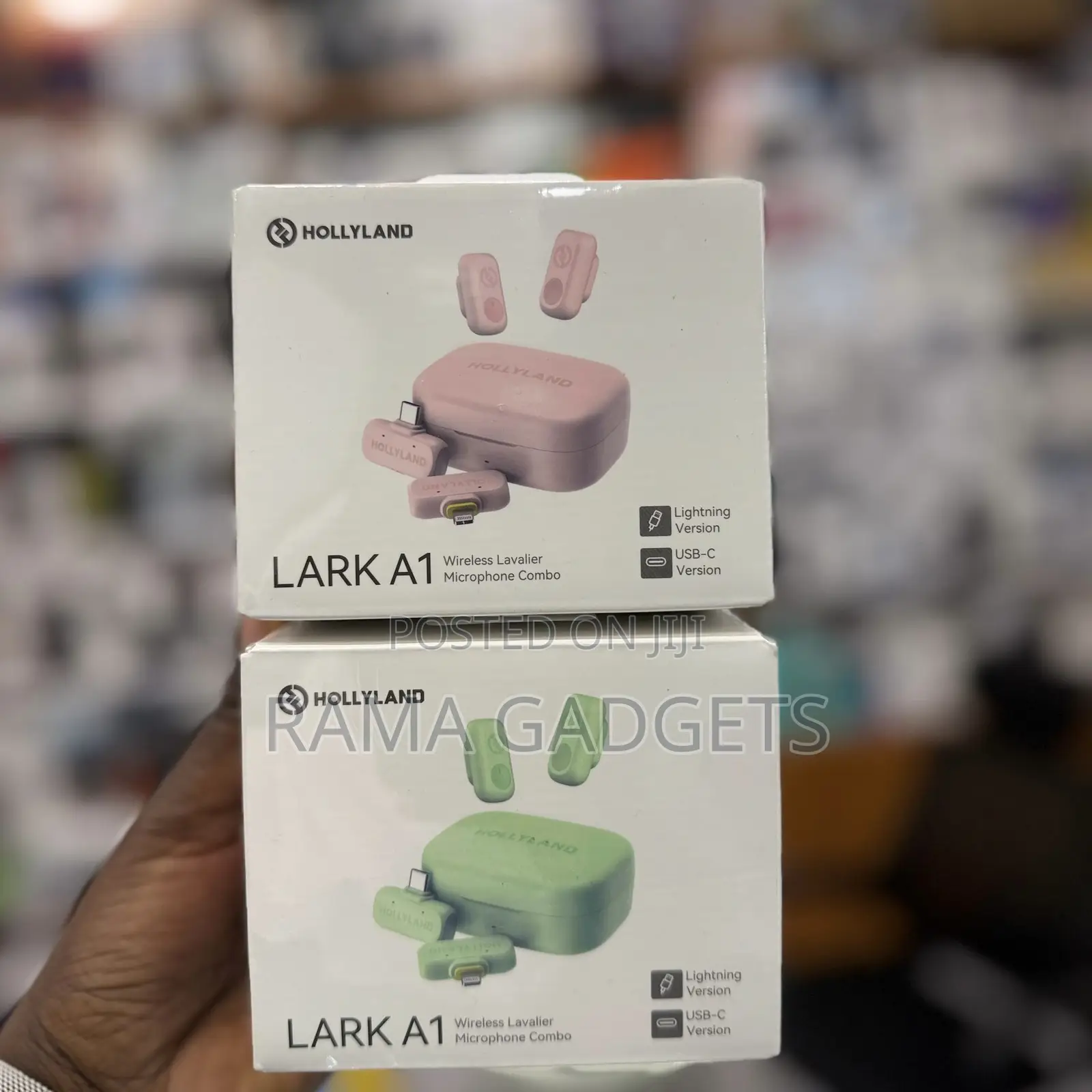 Hollyland Lark A1, a Wireless Lavalier Microphone System.