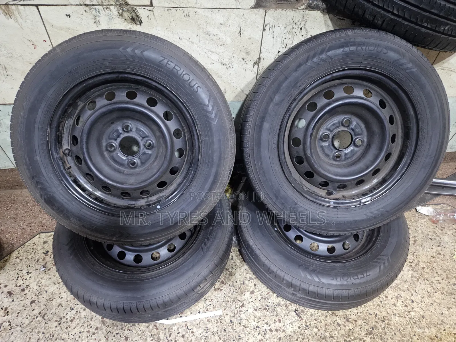 Size 14 Tires With Audinary 14 Rims Just Imported the Way They Are.