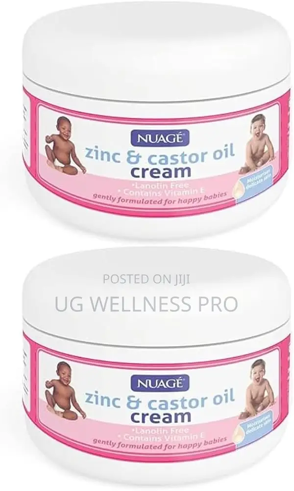 Nuage Zinc and Castor Oil Cream Nappy Rash Cream for Babies