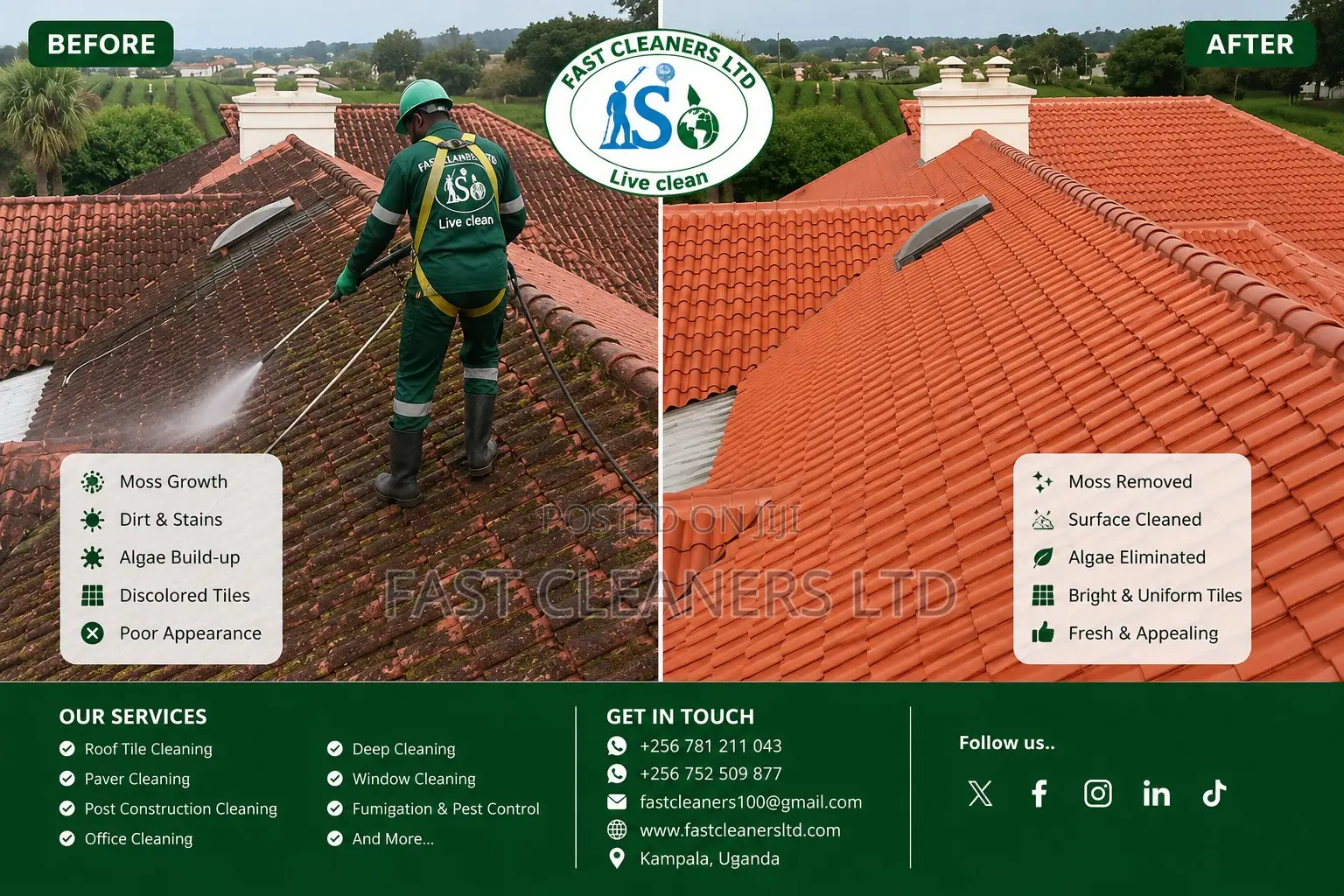 Roof Tile Cleaning