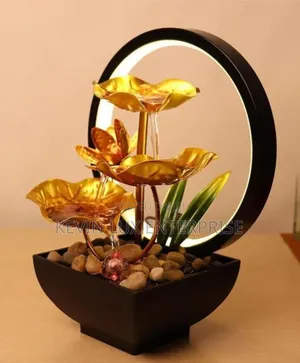 Ring Light Water Fountain for Home