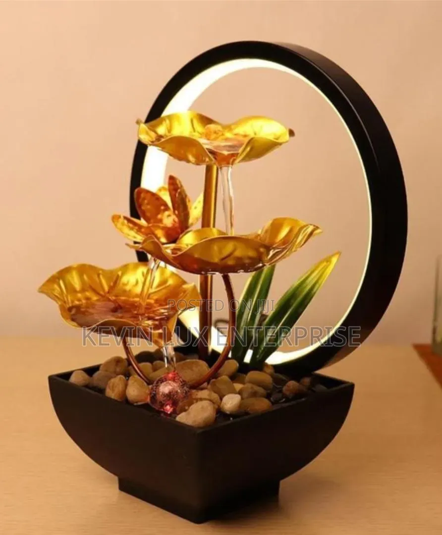 Ring Light Water Fountain for Home