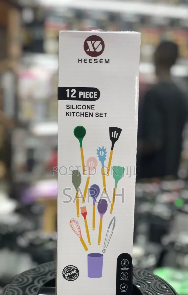 Heesem 12-Piece Silicone Kitchen Set