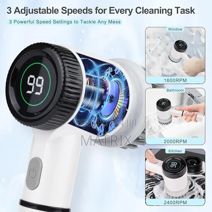 5-in-1 Rechargeable Cleaning Brush