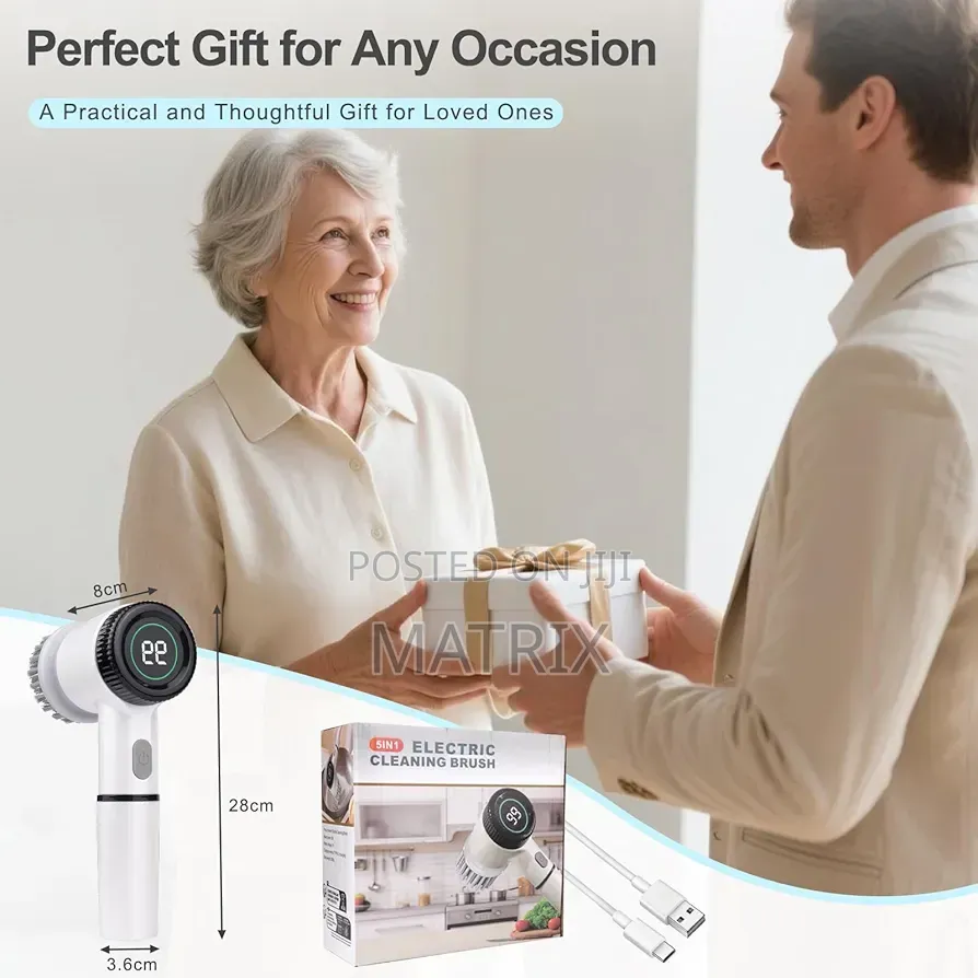5-in-1 Rechargeable Cleaning Brush