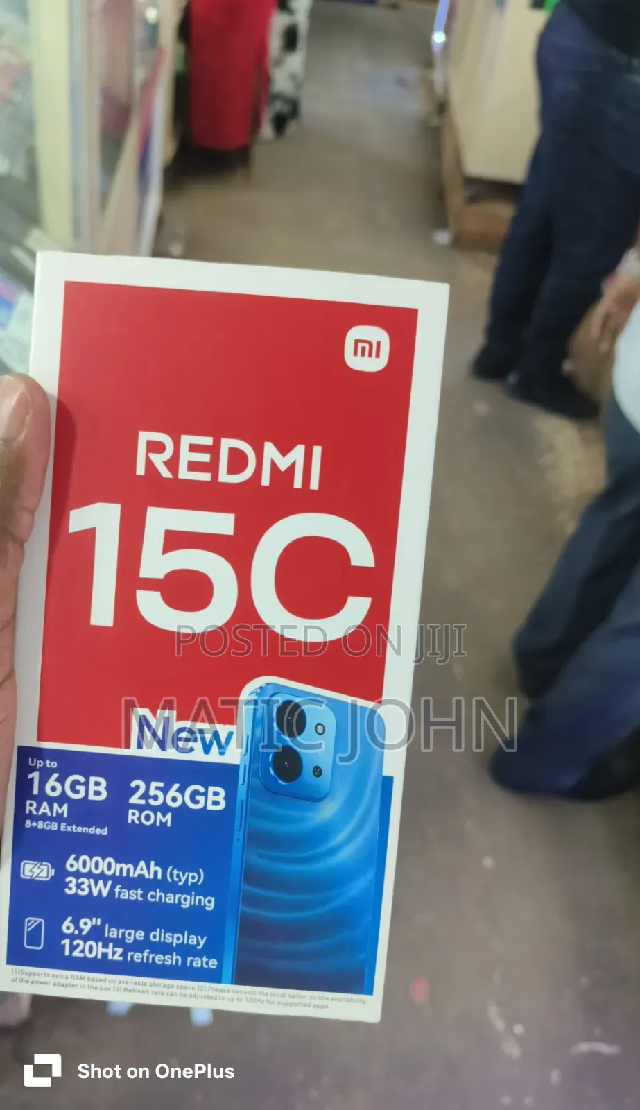 New Xiaomi Redmi 15C 4G 256 GB Blue