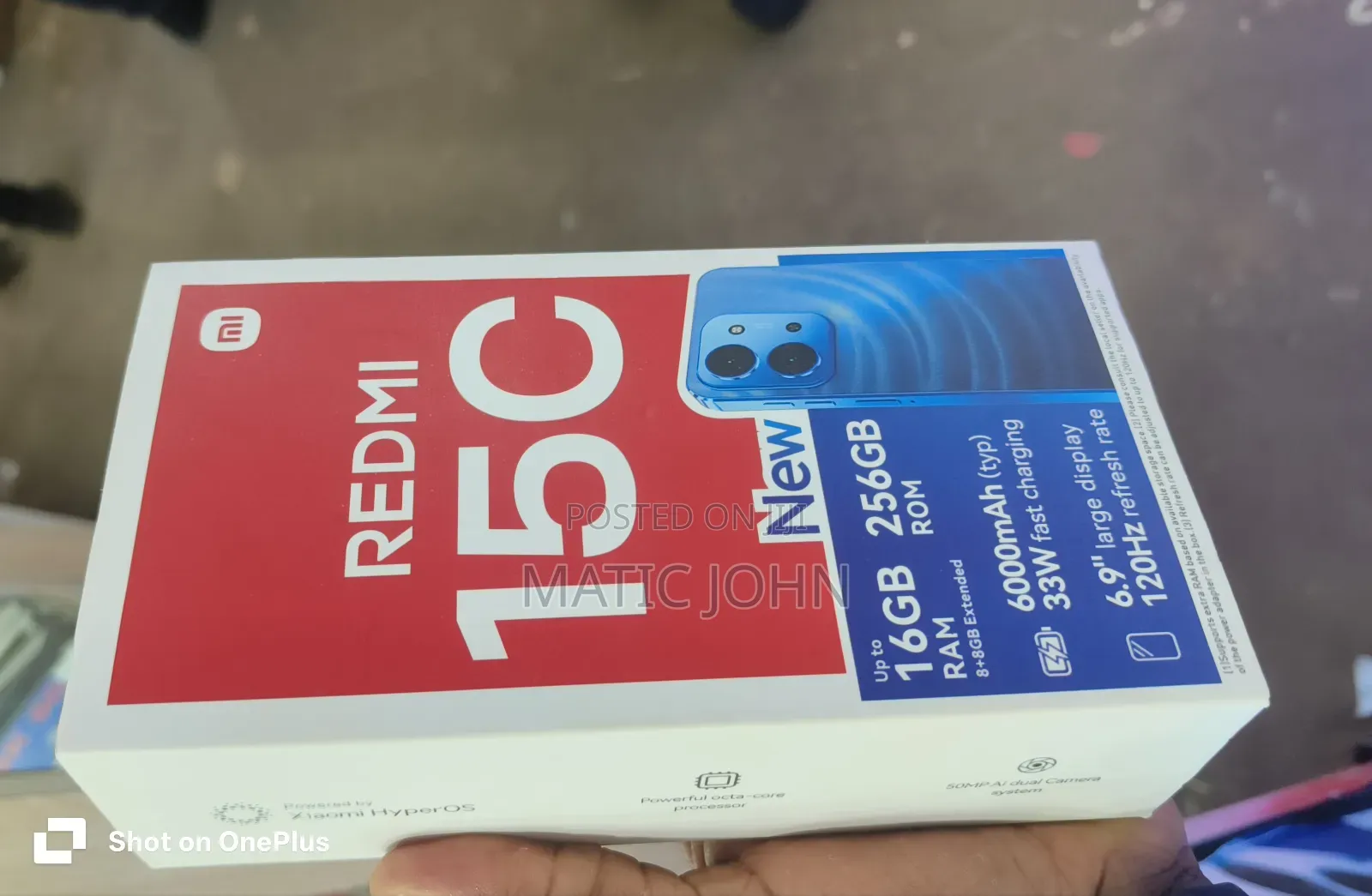 New Xiaomi Redmi 15C 4G 256 GB Blue