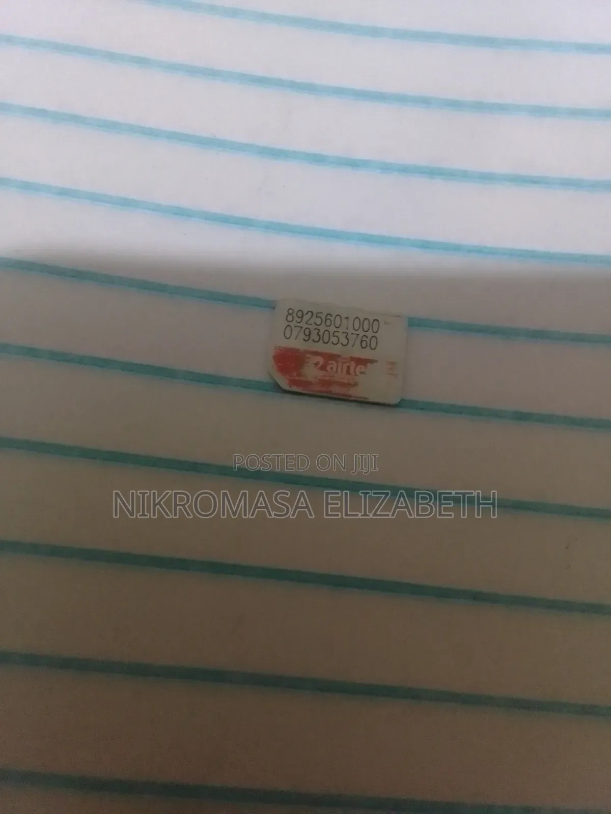 Airtel Agent Used Simcard