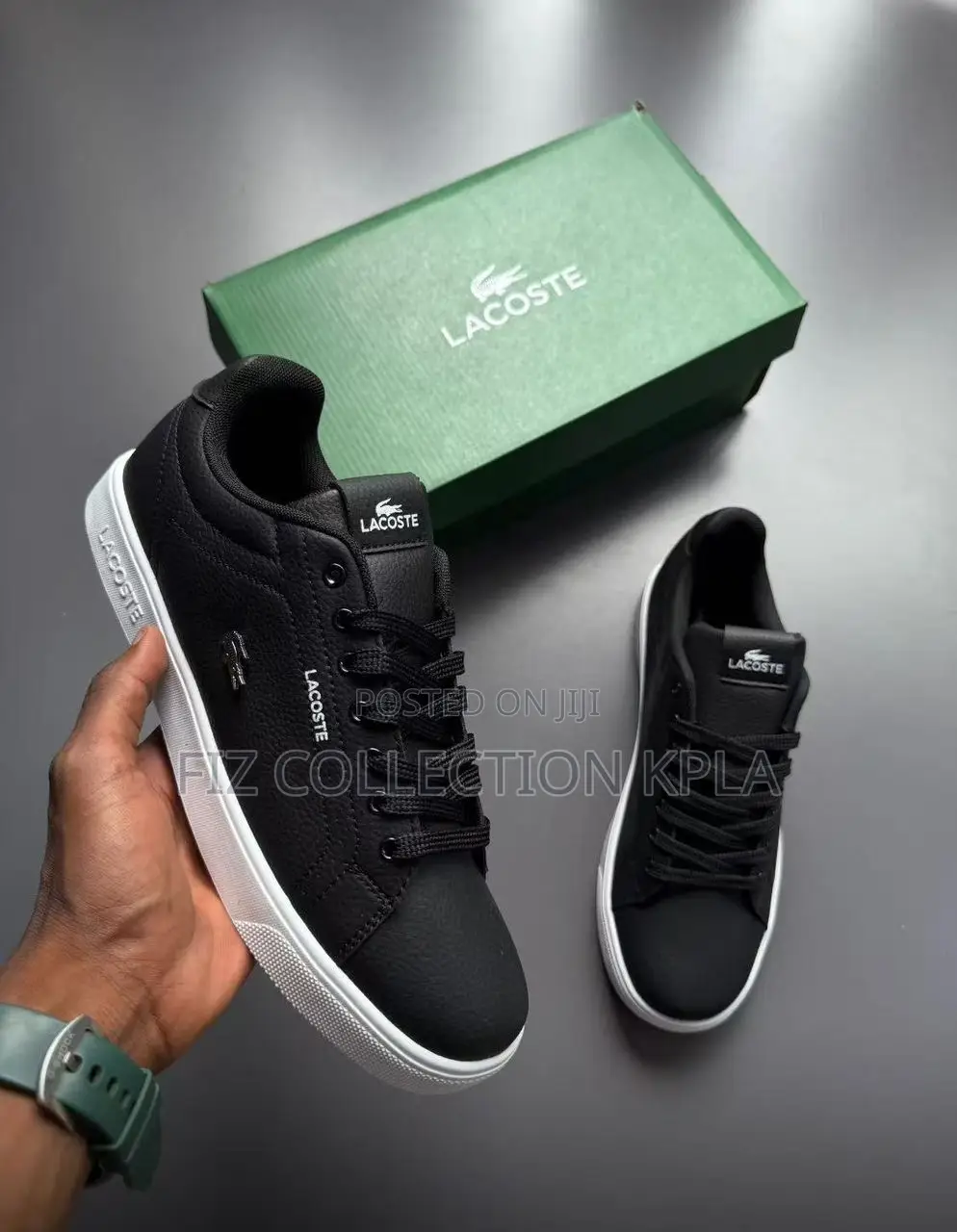 Lacoste Noiredge Black White Sneakers