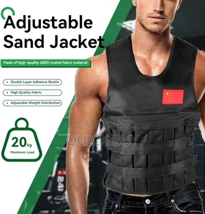 10kg Adjustable Exercise Weighted Vest