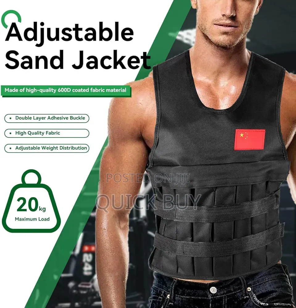 10kg Adjustable Exercise Weighted Vest