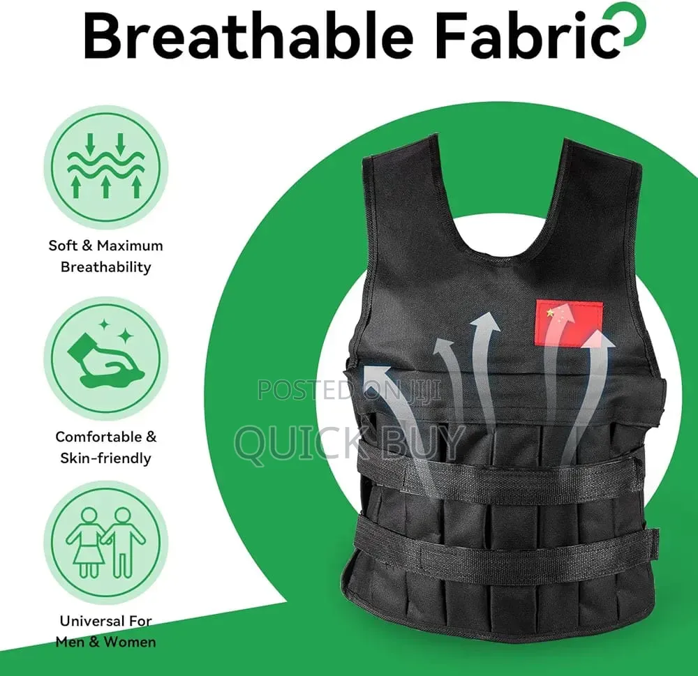 10kg Adjustable Exercise Weighted Vest