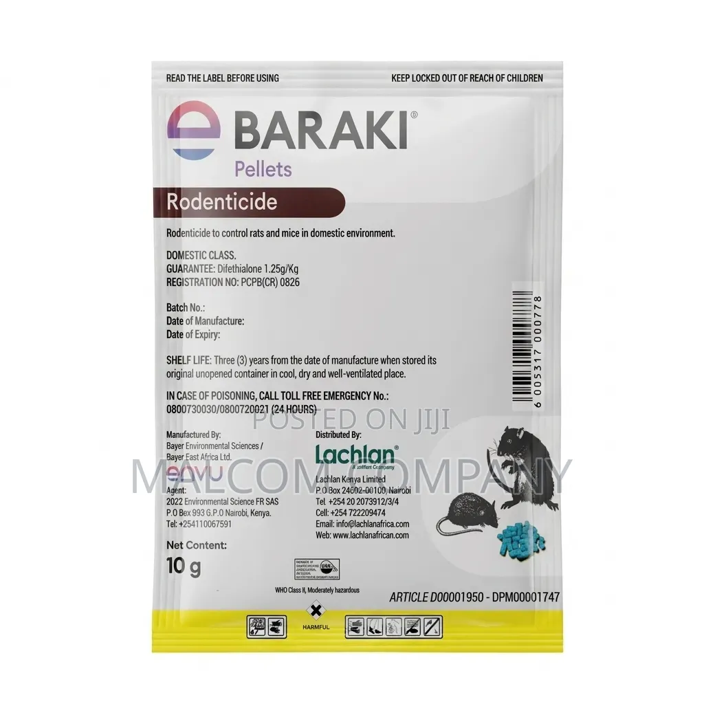 No Smell Rat Killer ( Baraki) 5pcs 50g