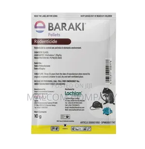 No Smell Rat Killer ( Baraki) 5pcs 50g