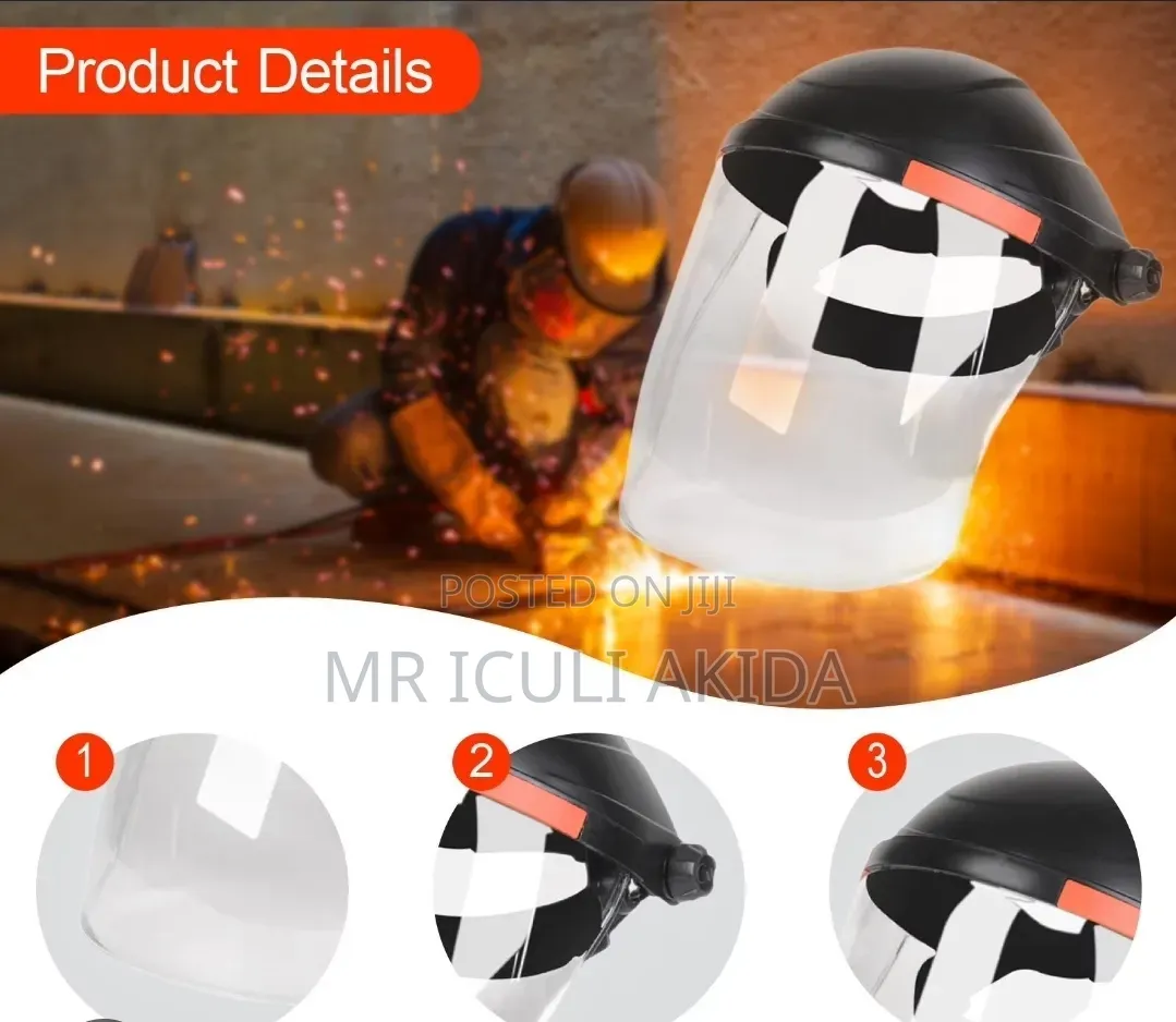 Anti-Fog Industrial Safety Face Shield Clear Full Face Shield Visor