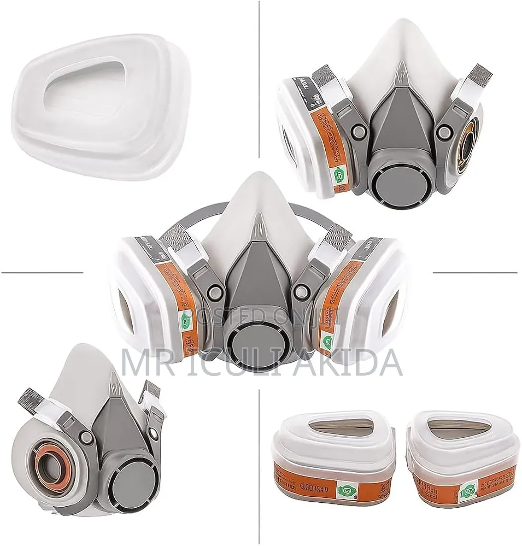 Reusable Half Facepiece Respirator Mask Face Protection Dust,Chemicals