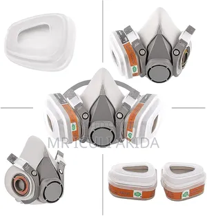 Reusable Half Facepiece Respirator Mask Face Protection Dust,Chemicals