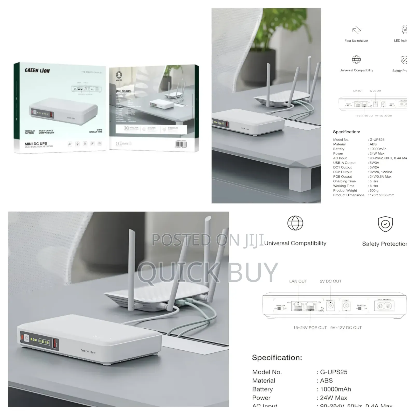 Green Lion Multifunction Network Power Backup
