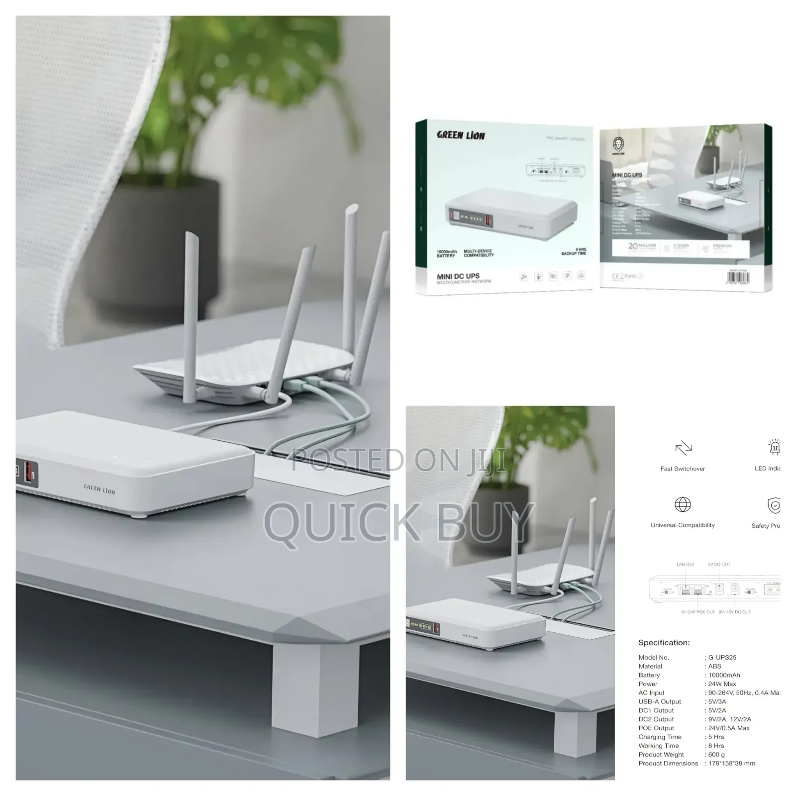 Green Lion Multifunction Network Power Backup