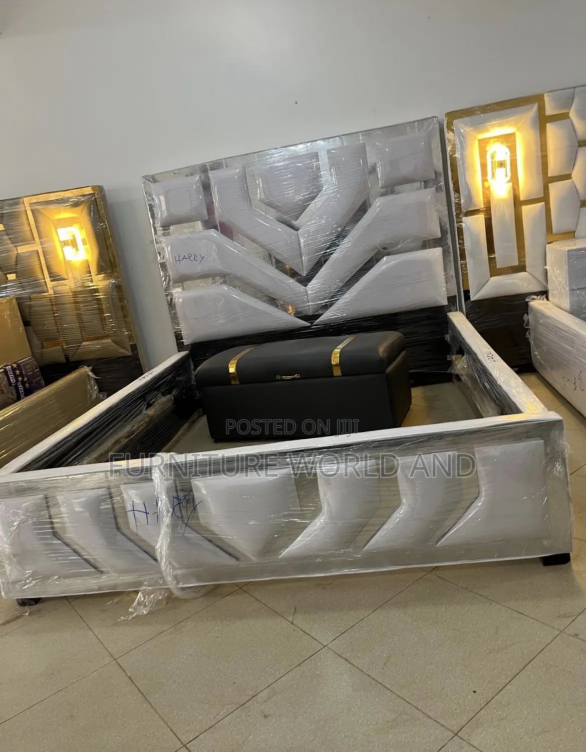 A Milembe White Bed