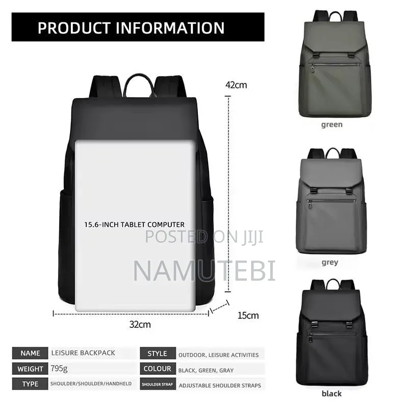 Rubber/Waterproof Backpack