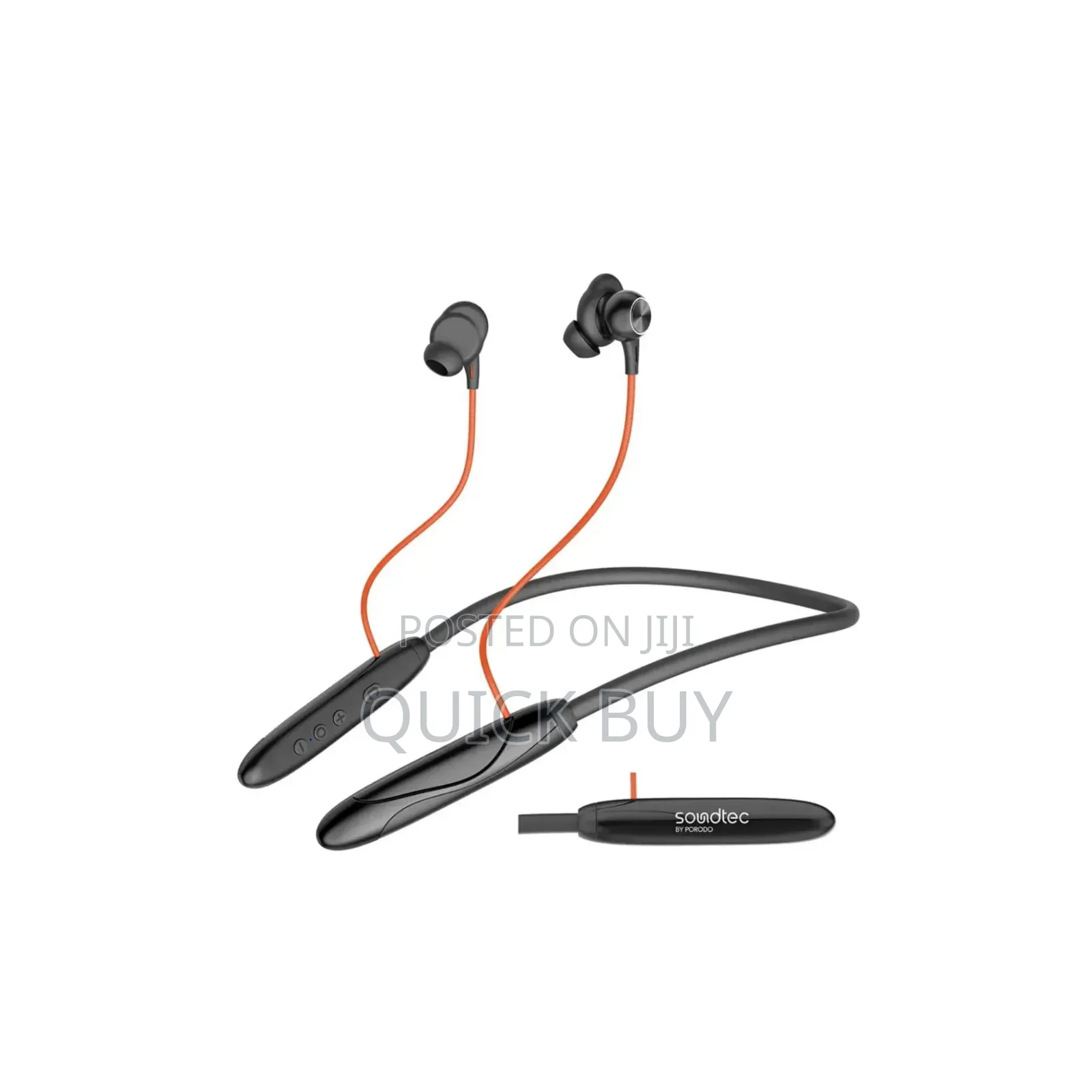 Porodo Soundtec Echo Flex Magnetic Buds Wireless Neckband Earphones