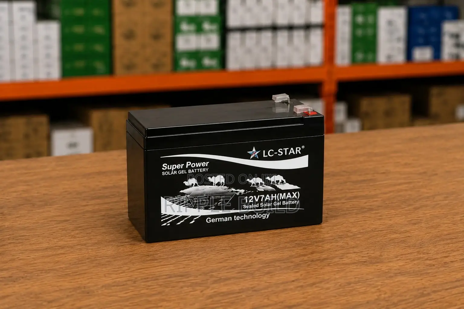12v 7ah Sealed Gel Solar Battery for Lighting Backup Power Kampala