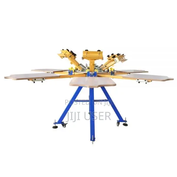 Station Rotation Screen Printing Machine