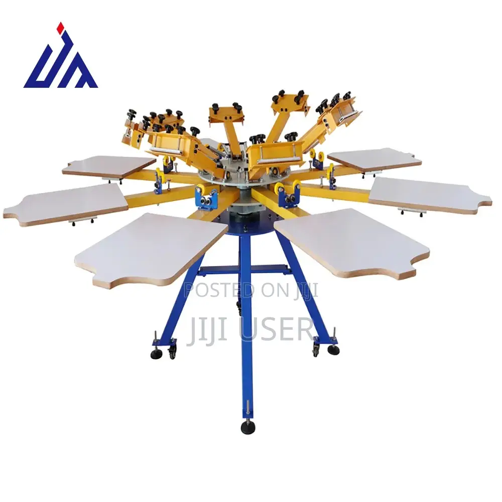 Station Rotation Screen Printing Machine