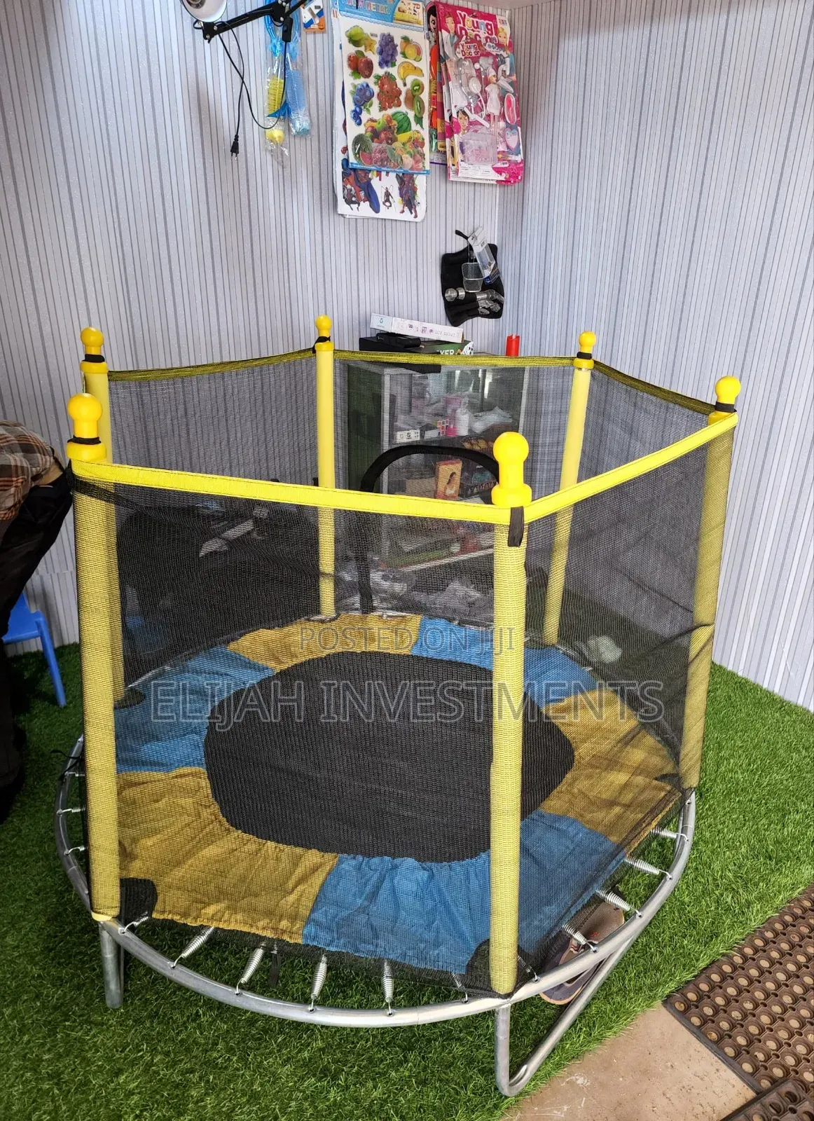 Kids' Indoor/Outdoor Portable Trampoline