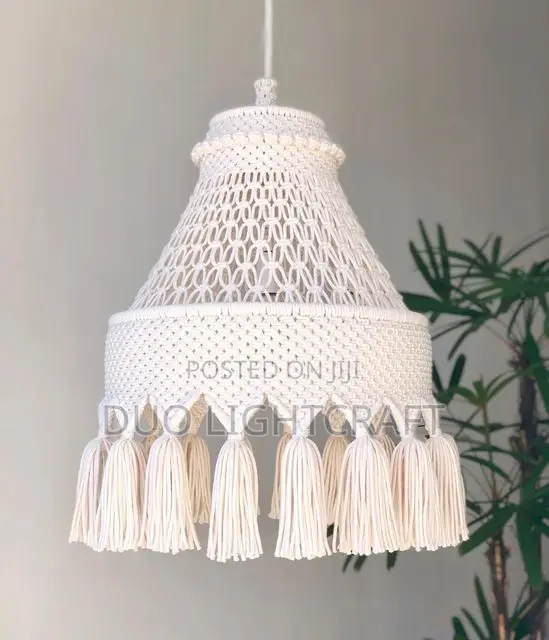 Macrame Ceiling Lamp/Chandeliers