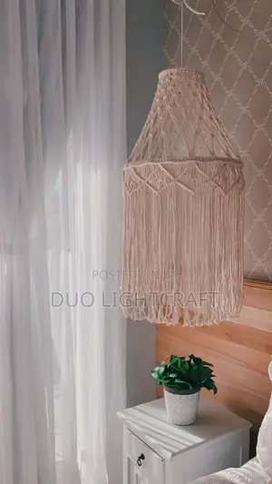 Macrame Ceiling Lamp/Chandeliers