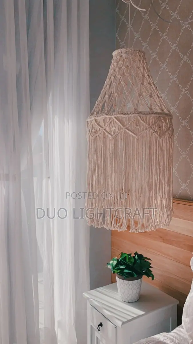 Macrame Ceiling Lamp/Chandeliers