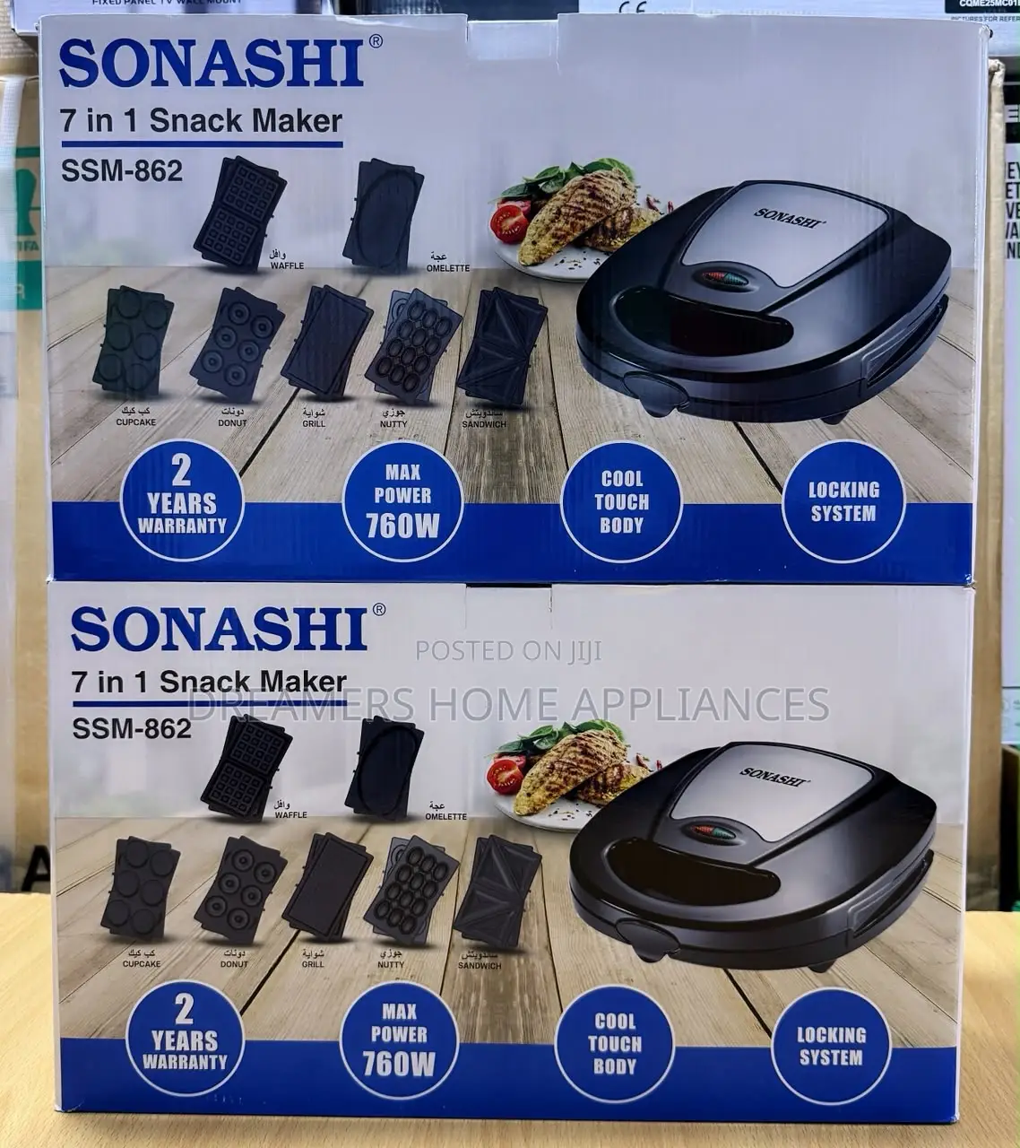 Sonashi 7in1 Snack Makers Available
