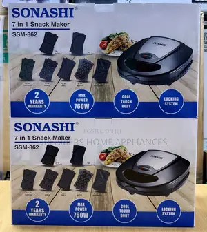 Sonashi 7in1 Snack Makers Available
