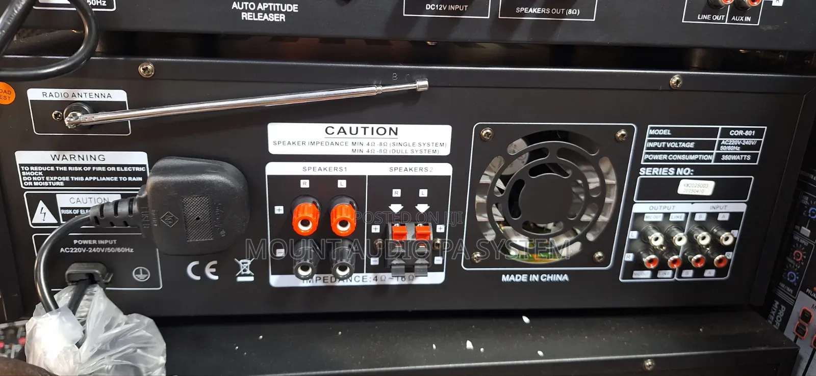 Cortina 801 Amplifier