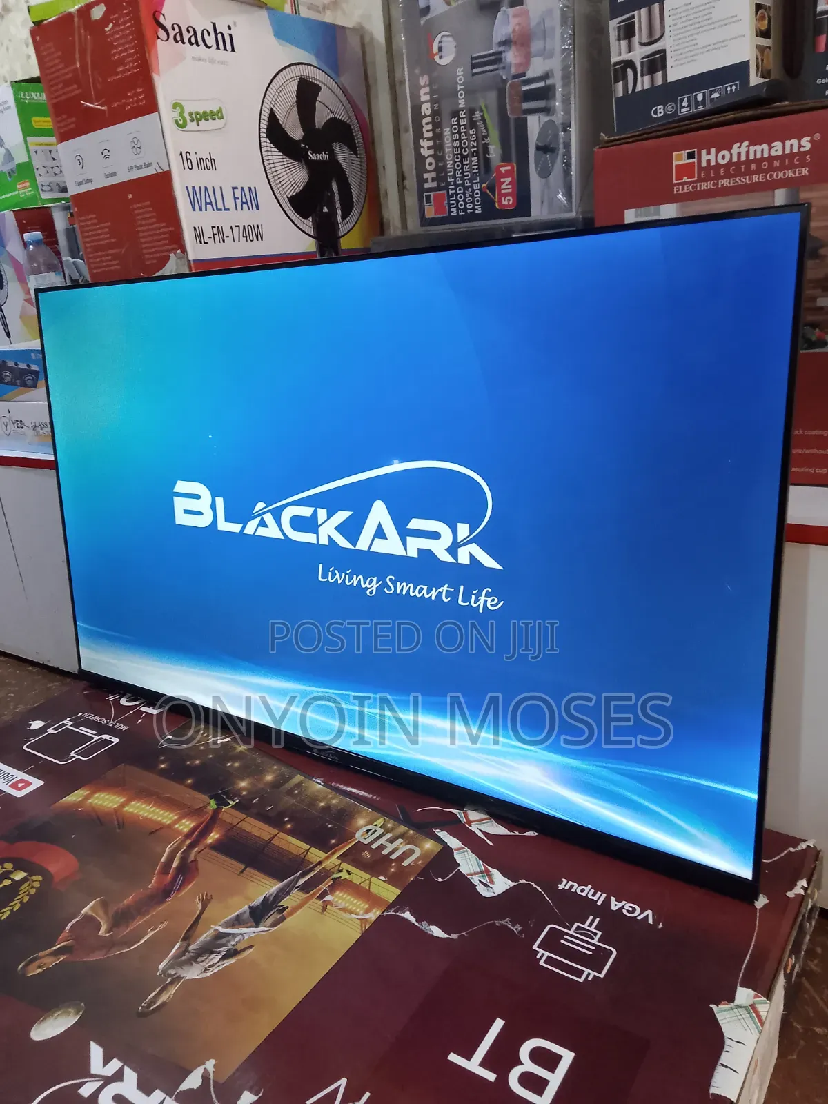 New Android 14 50" Black Ark Smart Tv