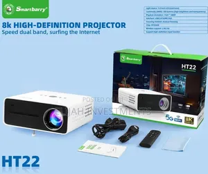 Smartberry Ht22 Ultra Hd Smart Android Projector With 5g Wifi.
