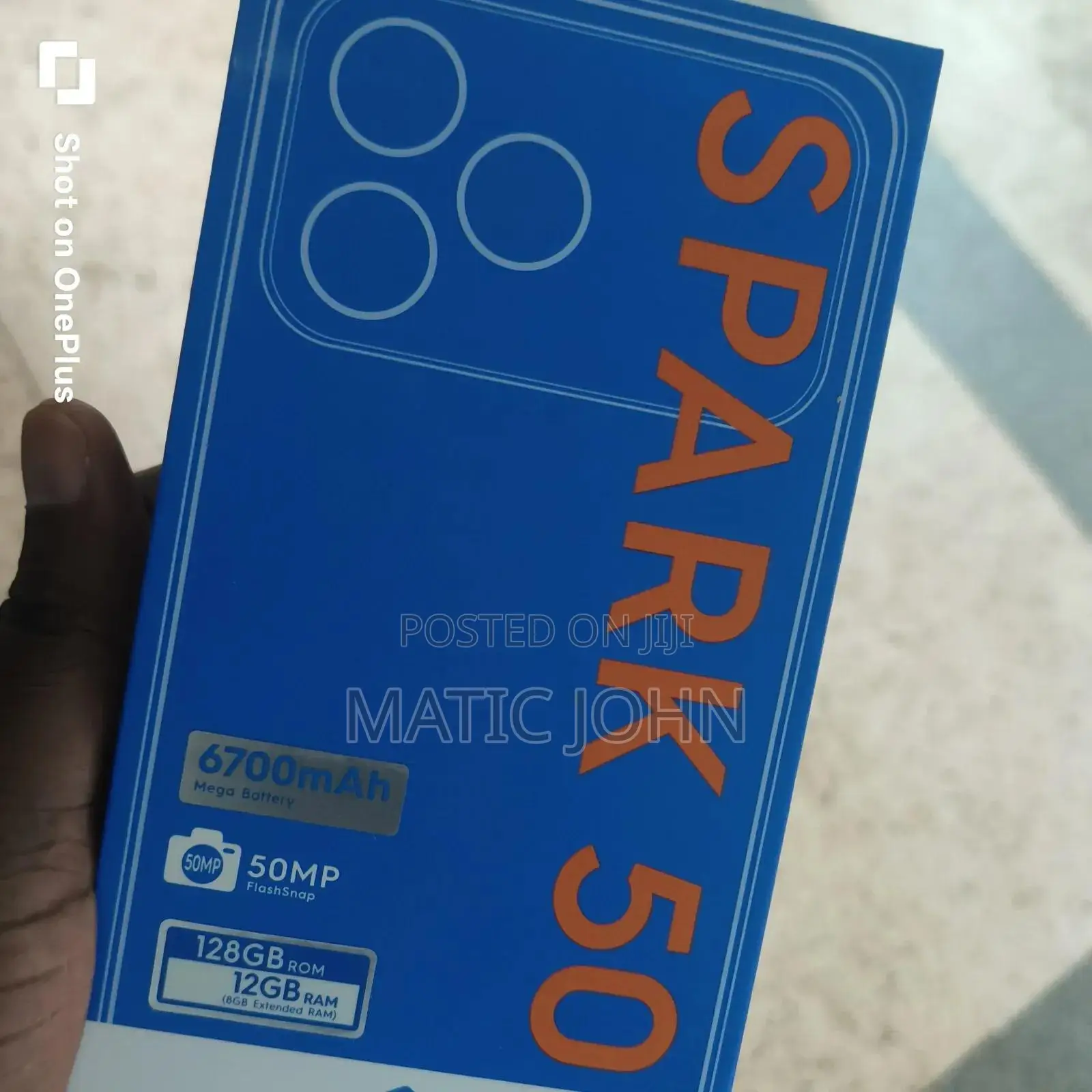 New Tecno Camon 50 Pro 256 GB Black