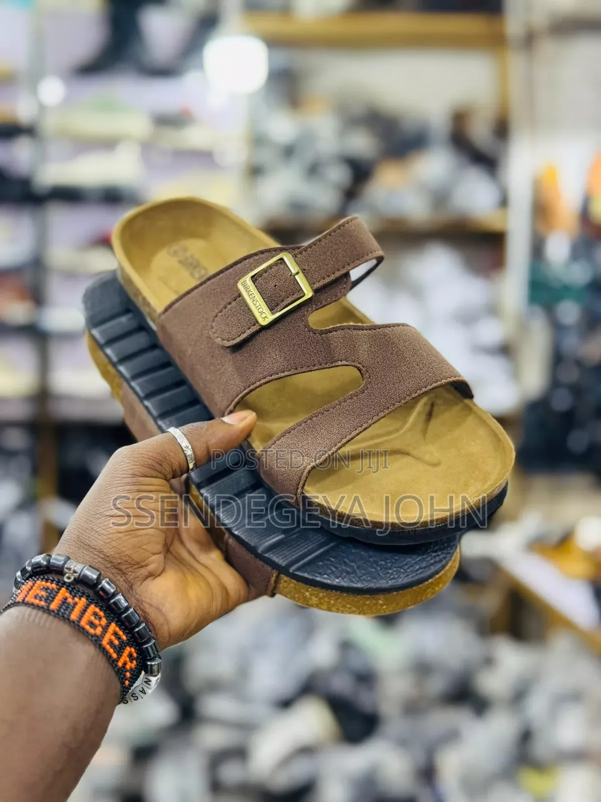 Black Birkenstock Bilbao Birko-Flor Sandals