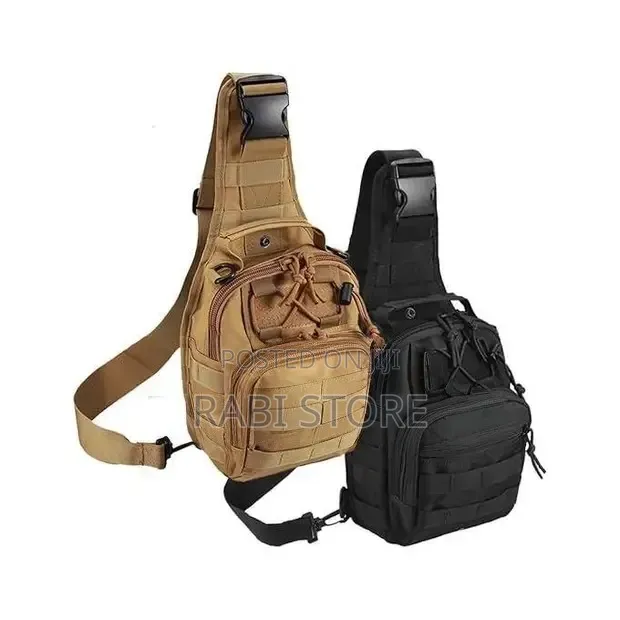 1 Piece of Tactical Shoulder Sling Bag Small Outdoor Chest Pack